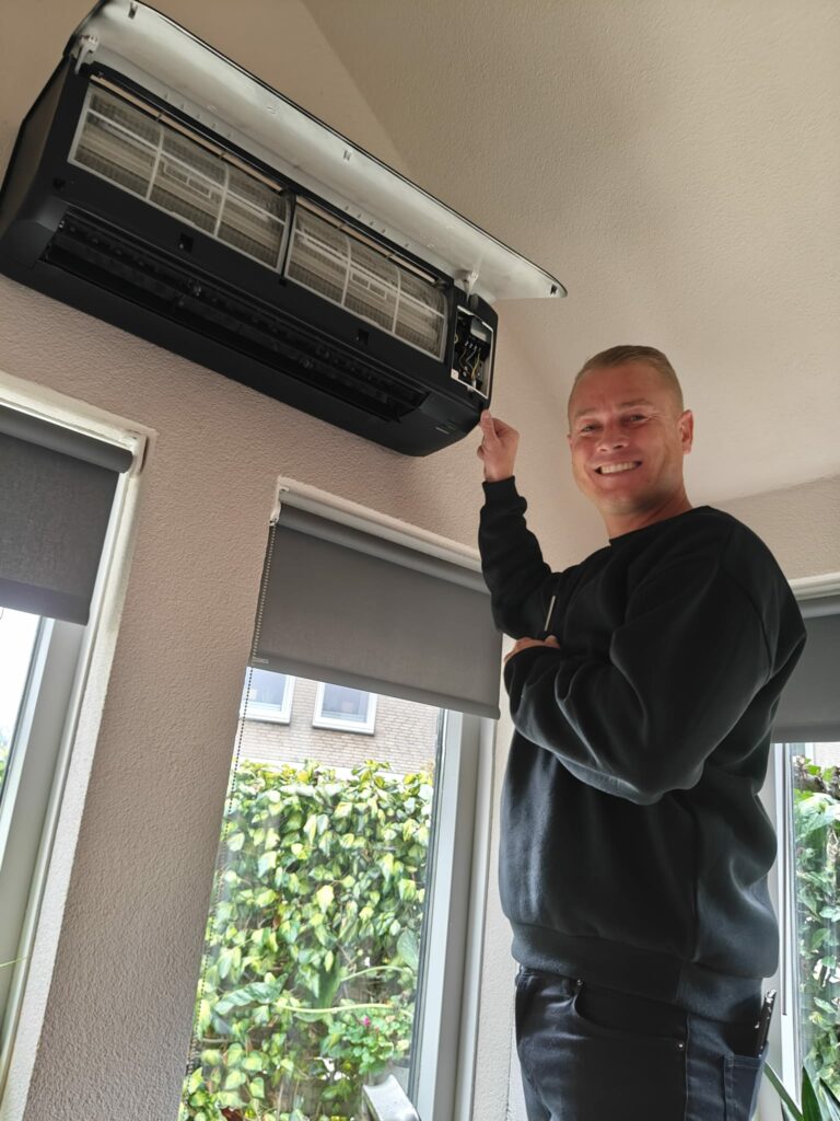 Portret van Metin Boon, eigenaar van Airco Assist