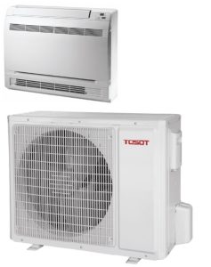 Tosot inverter console vloermodel wit 3,5 kW