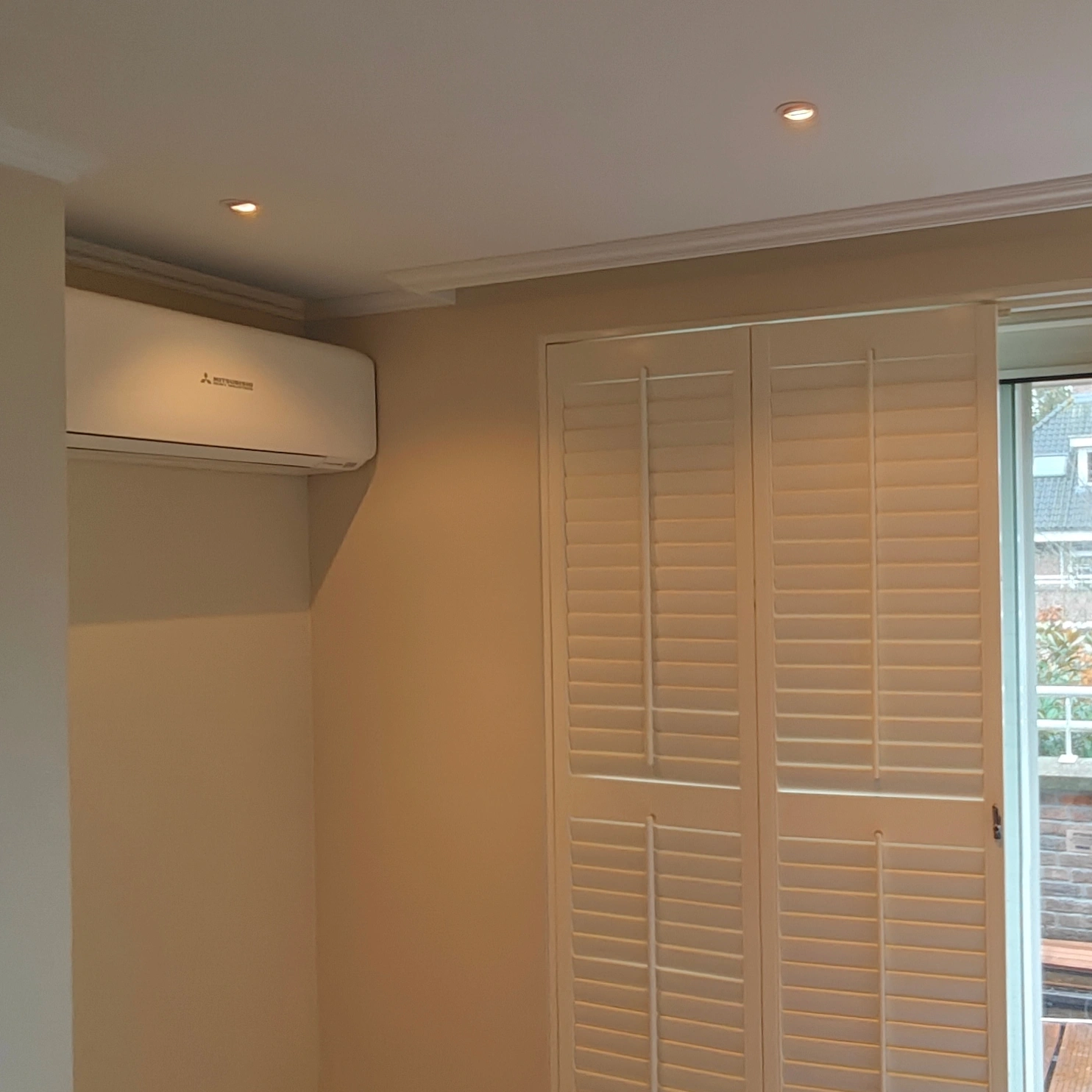 Binnenunit van een airco-installatie